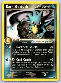 Dark Golduck 35/109 Uncommon Team Rocket Returns Pokemon MP - Image 1