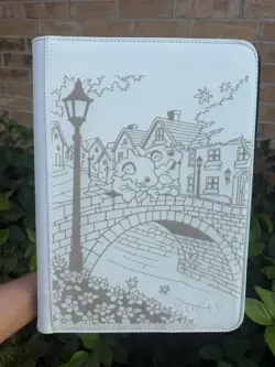 pokemon Laser Engraved 9 Pocket Cubone Binder Made To Order - Image 1