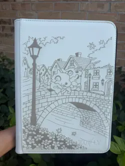 pokemon Laser Engraved 9 Pocket Cubone Binder Made To Order - Image 2