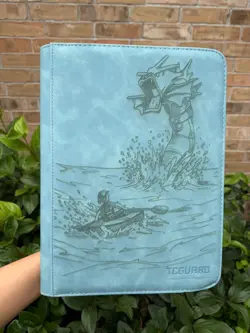 pokemon Laser Engraved 9 Pocket Shining Gyarados Binder Made To Order - Image 2