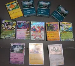 Pokemon Card Lot - 12 Card Bundle - Holo & Promo Mixed Set - Mostly NM - Image 1