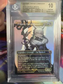 Mtg Final Fantasy Y’shtola Borderless Foil Bgs 10 - Image 1