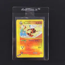 2002 Pokemon TCG E-Reader Aquapolis Card 2 Arcanine Reverse Holo - Image 1