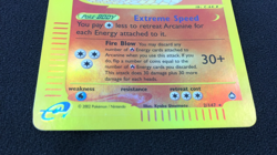 2002 Pokemon TCG E-Reader Aquapolis Card 2 Arcanine Reverse Holo - Image 4