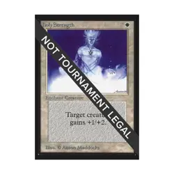WOTC MtG International Ed. Holy Strength (C) NM - Image 1