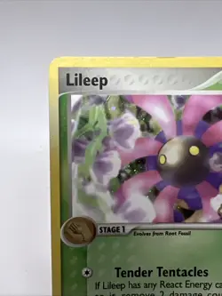Lileep 56/92 Stamped Holo EX Legend Maker Pokemon Card - Image 3
