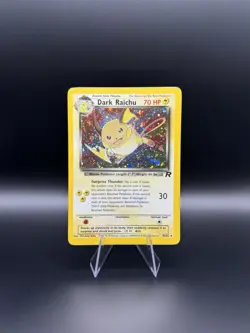 2000 Team Rocket Pokemon Dark Raichu Holo TCG Card 83/82 Secret Rare - NM - Image 1