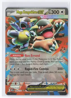 Pokemon TCG Mega Kangaskhan ex 104/132 Mega Evolution Playset NM - Image 1
