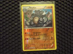 2015 Pokemon Rhydon 75/160 Reverse Holo XY Primal Clash NM - Image 1