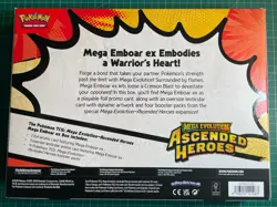 Pokemon TCG Ascended Heroes Mega Emboar EX Box Sealed Brand New. Tear on box - Image 3