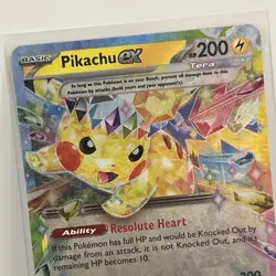 Pikachu ex 057/191 Sv08 Surging Sparks Holo Full Art Double Rare HP 200 - Image 2