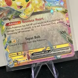 Pikachu ex 057/191 Sv08 Surging Sparks Holo Full Art Double Rare HP 200 - Image 3