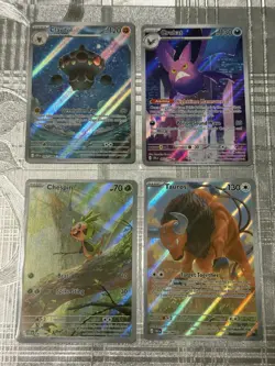 Pokemon Chaos Rising Card Lot of 4 Illustration Rare NM - Image 1