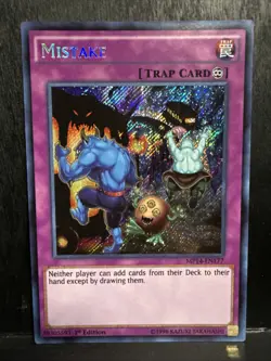 Yugioh Mistake MP14-EN177 Secret Rare 1st Ed NM - Image 1