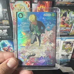 Bandai One Piece CCG Sanji ST14-003 SR Holo Alt Art 6000/5 Character - Image 1
