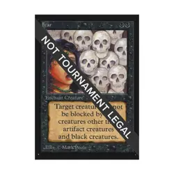 WOTC MtG International Ed. Fear (C) NM - Image 1