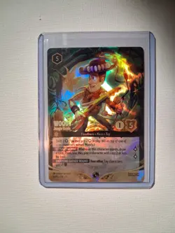 Disney Lorcana TCG Wilds Unknown Woody - Jungle Guide 54/P3 Enchanted Foil Promo - Image 2