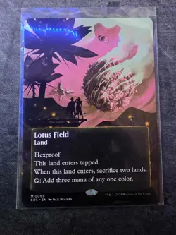 Lotus Field 0068 Borderless NON Foil Edge Of Eternities EOS MTG Stellar Sights - Image 1