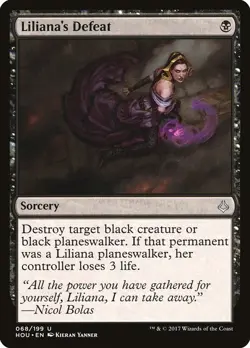 Liliana's Defeat 2x FOIL HOU MTG Hour of Devastation Uncommon MINT black - Image 1