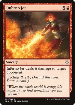 Inferno Jet 2x FOIL HOU MTG Hour of Devastation Uncommon MINT red - Image 1