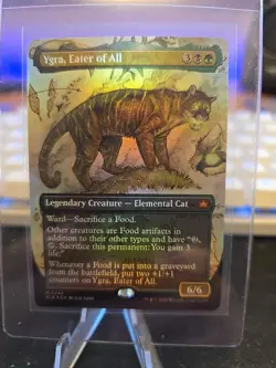 MTG Ygra, Eater of all borderless foil card M0294 Bloomburrow - Image 1