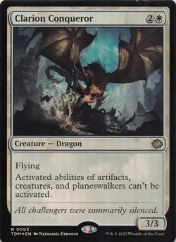 Clarion Conqueror TDM Rare Foil #5 NM MTG - Image 1