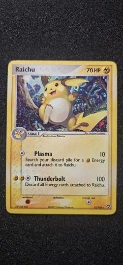 Raichu No.12/108 Holo Rare EX Power Keepers Pokemon TCG - Image 1