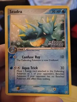 Pokemon Cards Ex Team Rocket Returns Reverse Holo Stamped Seadra & Horsea - Image 4