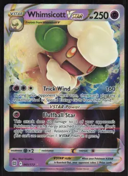 Pokemon TCG Brilliant Stars #065/172 Whimsicott VSTAR - Image 1