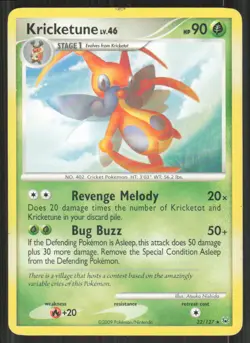 Pokemon TCG Platinum #32/127 Kricketune MP - Image 1