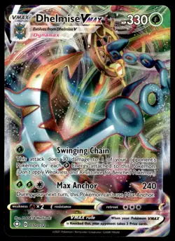 Pokemon TCG Shining Fates #010/072 Dhelmise VMAX NM - Image 1