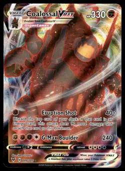 Pokemon TCG SWSH04: Vivid Voltage #099/185 Coalossal VMAX NM - Image 1