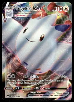Pokemon TCG SWSH04: Vivid Voltage #141/185 Togekiss VMAX NM - Image 1