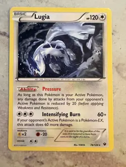 Lugia 78/124 Fates Collide Regular NM/LP Pokemon Card - Image 1