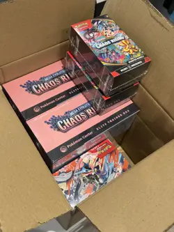 Chaos Rising Pokemon Center Bundle 1x Booster Box, 2x Bundles, 2x PKC ETB ✅🚚 - Image 1