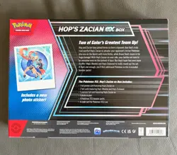 Pokemon TCG Hop’s Zacian ex Box Sealed 4 Booster Packs + Promos English - Image 2