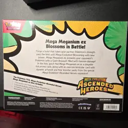 Pokemon Ascended Heroes Mega Meganium ex Box - Image 2