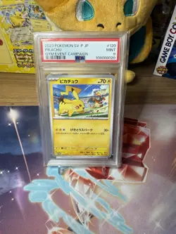 pokemon 2023 Pikachu Sv-p-Jp PSA 9 Gym Event Campaign #120 - Image 1