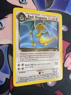 Pokemon: Dark Dragonite #22/82 Team Rocket Non-holo Rare 2000 WOTC - LP+ - Image 2