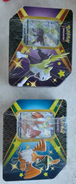 Pokemon TCG Shining Fates Tin Shiny Boltund V & Shiny Cramorant V - Image 1