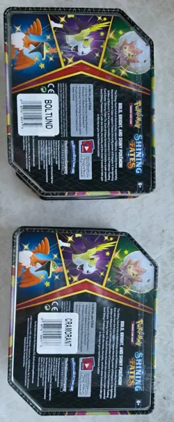 Pokemon TCG Shining Fates Tin Shiny Boltund V & Shiny Cramorant V - Image 2