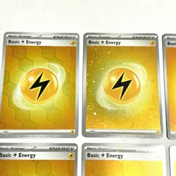 x6 Pokemon TCG Lightning Energy Holo Shrouded Fable - Image 2
