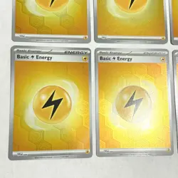 x6 Pokemon TCG Lightning Energy Holo Shrouded Fable - Image 5