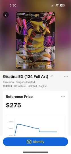 Giratina EX 124/124 Full Art Holo Ultra Rare Dragons Exalted English 2012 - Image 3