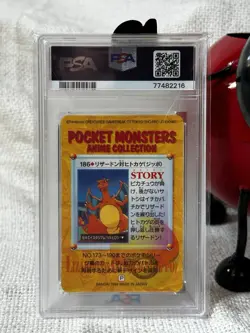 Charizard Prism Holo #186 Vending Series 5 Pokemon Japanese - PSA 9 - Image 2