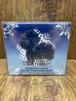 Pokemon Center Exclusive SWSH Silver Tempest Elite Trainer Box SEALED ETB Tear - Image 1