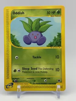 Oddish Expedition #122/165 Non-Holo Common Pokemon LP - Image 1