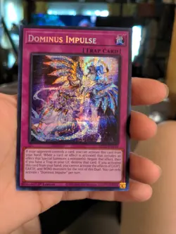 Yu-Gi-Oh! Dominus Impulse Prismatic Secret MP25-EN116 Trap YGO TCG 2025 TIN - Image 1
