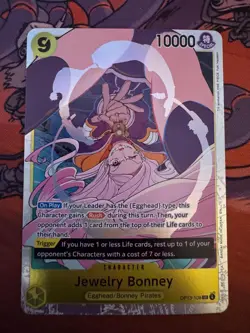 Jewelry Bonney (108) OP13-108 Super Rare Carrying On His Will One Piece Foil NM - Image 1