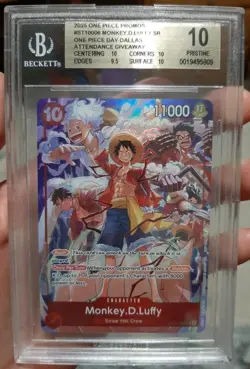 One Piece Monkey.D.Luffy Day Dallas 2025 Promo ST10-006 BGS Pristine 10 English - Image 1